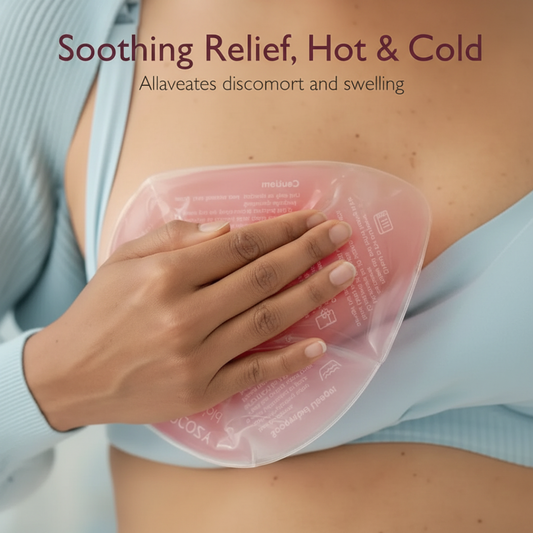 Momcozy Hot and Cold Breast Therapy Pads 2pcs Pack Soothing Relief for Moms
