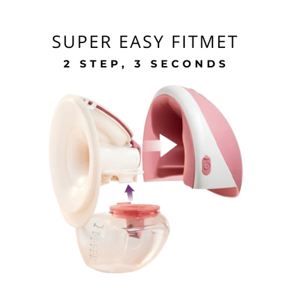 Momcozy M9 Single Mobile Flow Hands-Free Breast Pump Maroon