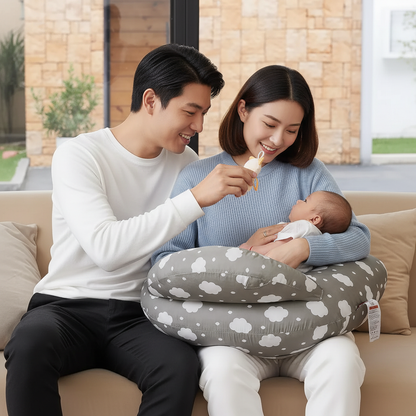 وسادة الرضاعة المريحة من مومكوزي، توفر الدعم للأم والطفل أثناء الرضاعة الطبيعية