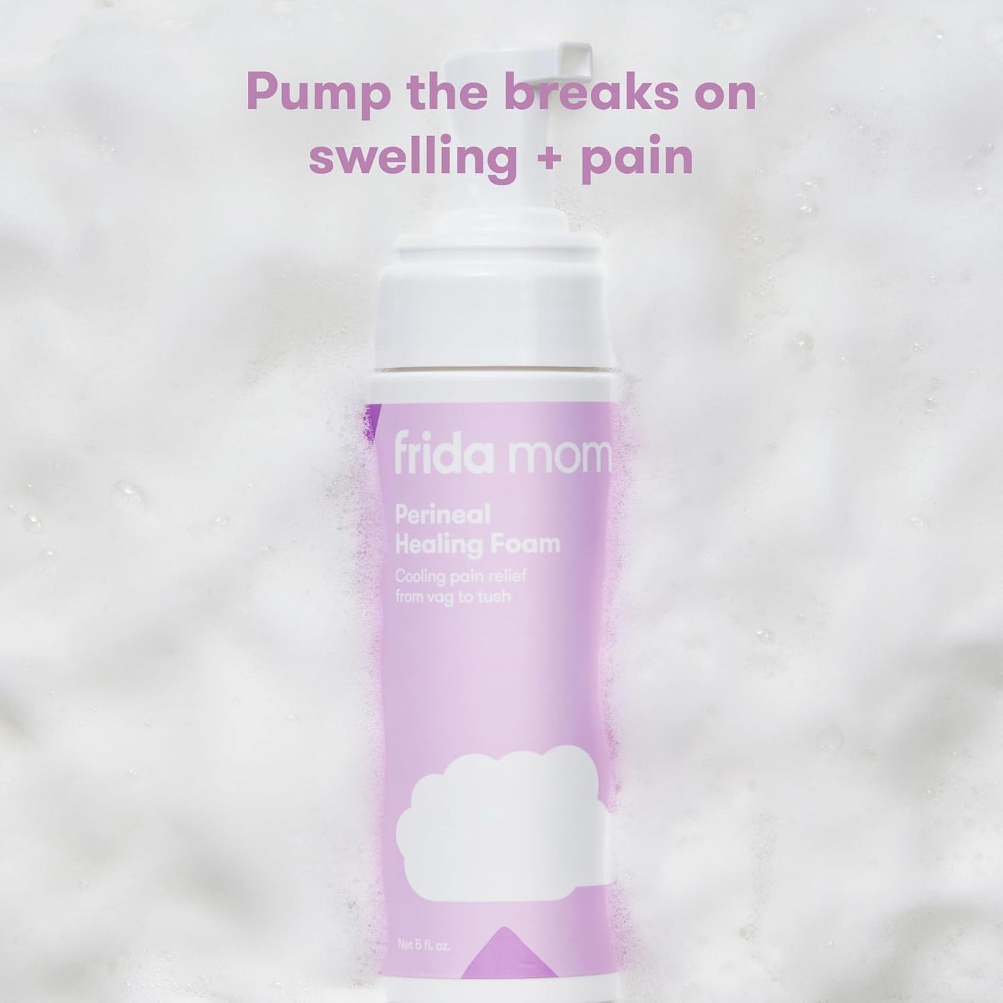 Frida Mom Perineal Medicated Witch Hazel Healing Foam – Postpartum Pain Relief
