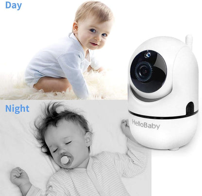 HelloBaby 3.2" Baby Monitor with Camera & Audio No WiFi | Night Vision