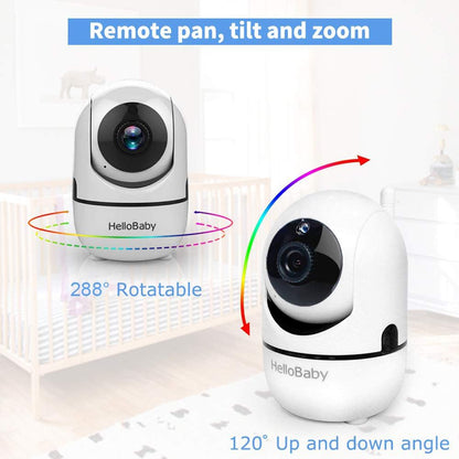 HelloBaby 3.2" Baby Monitor with Camera & Audio No WiFi | Night Vision