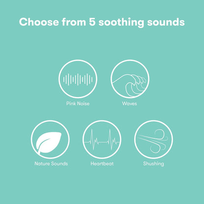 Frida Baby 2-in-1 Portable Sound Machine & Nightlight – White Noise for Baby Sleep