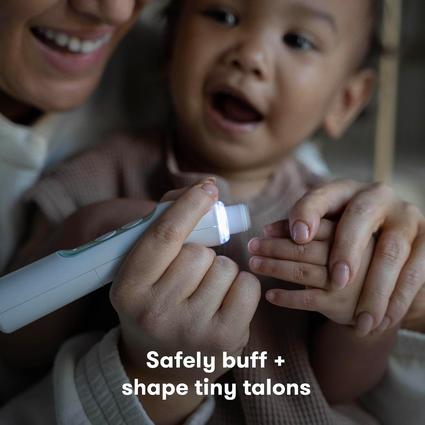 Frida Baby Electric Nail Buffer for Newborn & Toddler – Safe Baby Nail Trimmer Kit