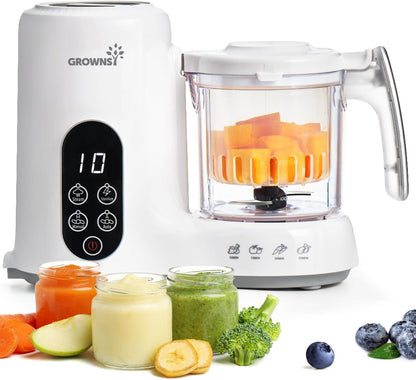 GROWNSY Baby Food Maker Steamer Blender BPA Free | Mumcare UAE