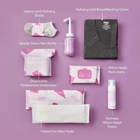 Frida Mom Postpartum Recovery Essentials Kit + Labour & Delivery Hospital Kit