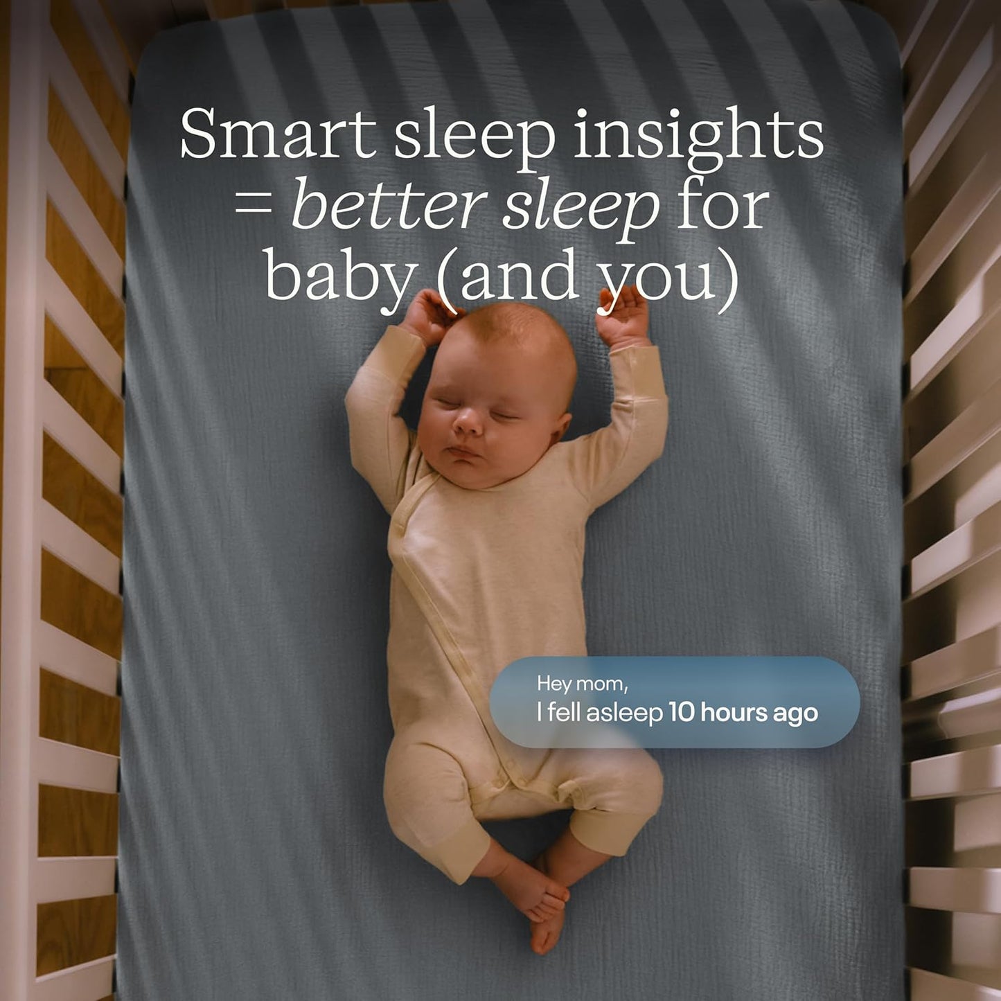Nanit Pro Smart Baby Monitor with Floor Stand & Breathing Band