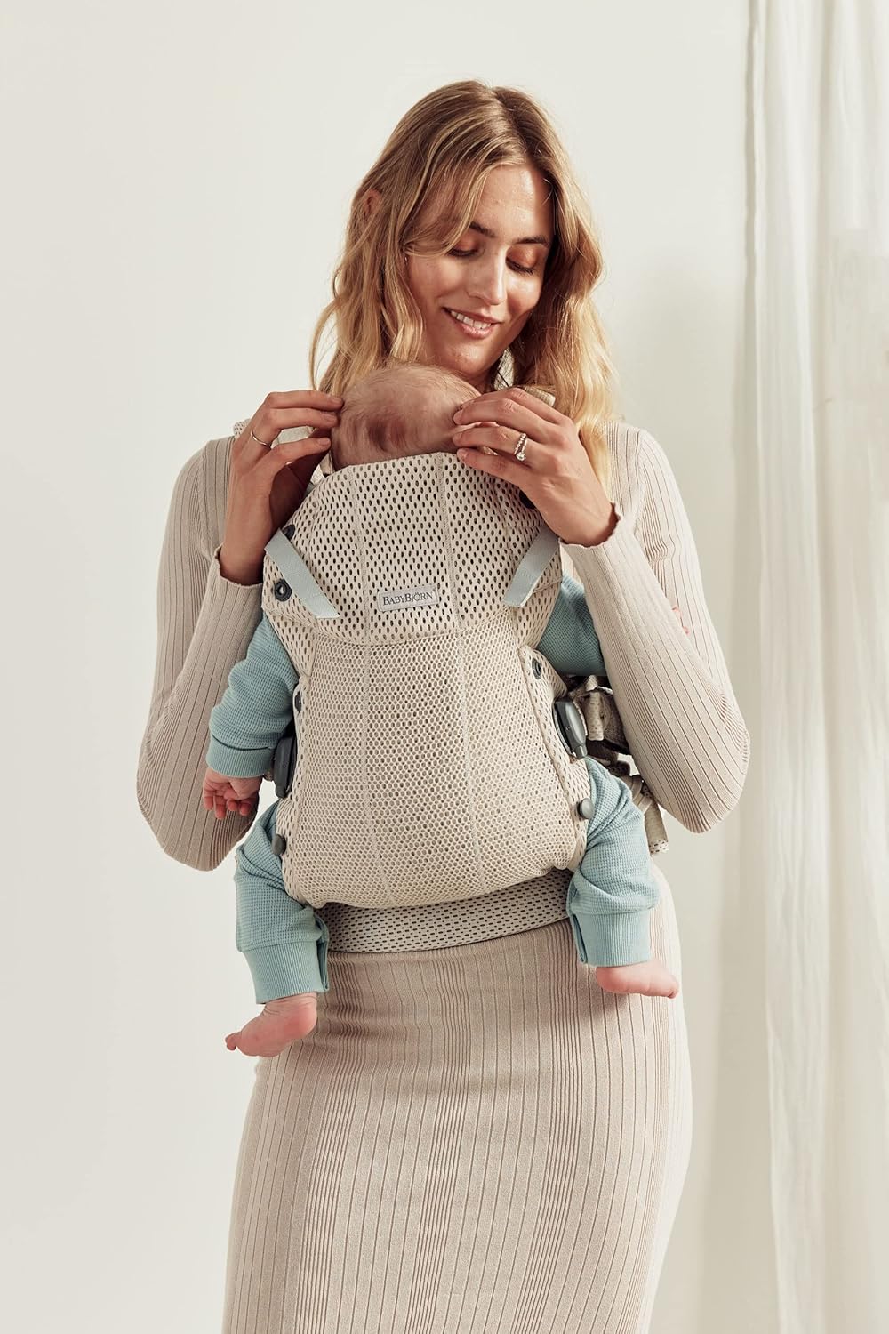 BabyBjörn Baby Carrier Harmony 3D Mesh Cream – Ergonomic Baby Carrier