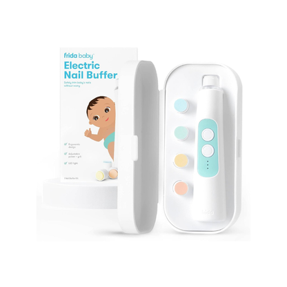 Frida Baby Electric Nail Buffer for Newborn & Toddler – Safe Baby Nail Trimmer Kit