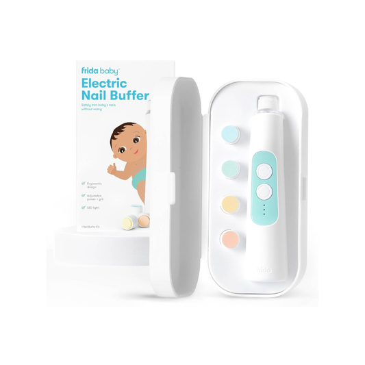 Frida Baby Electric Nail Buffer for Newborn & Toddler – Safe Baby Nail Trimmer Kit