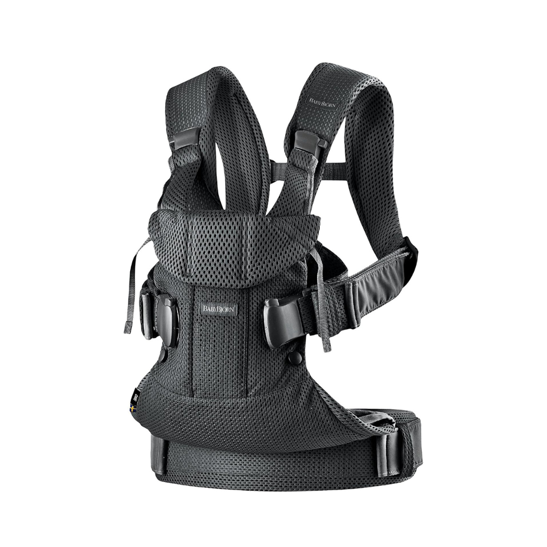 BabyBjörn Carrier One Air 3D Mesh Black – Ergonomic Baby Carrier 0–3 Years