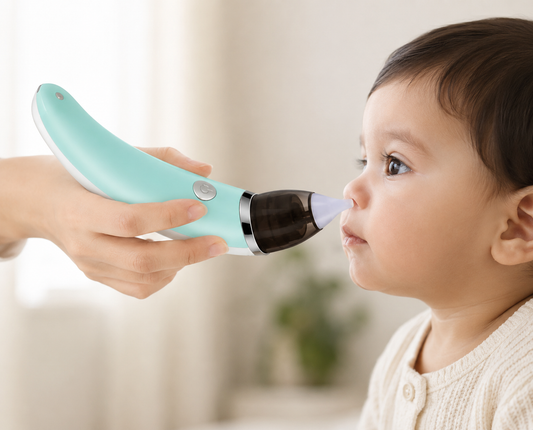 Baby Electric Nasal Aspirator USB Rechargeable Nose Cleaner with 5 Suction Levels