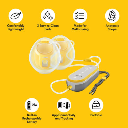 Medela Freestyle Hands-Free Double Electric Breast Pump Wearable Breast Pump