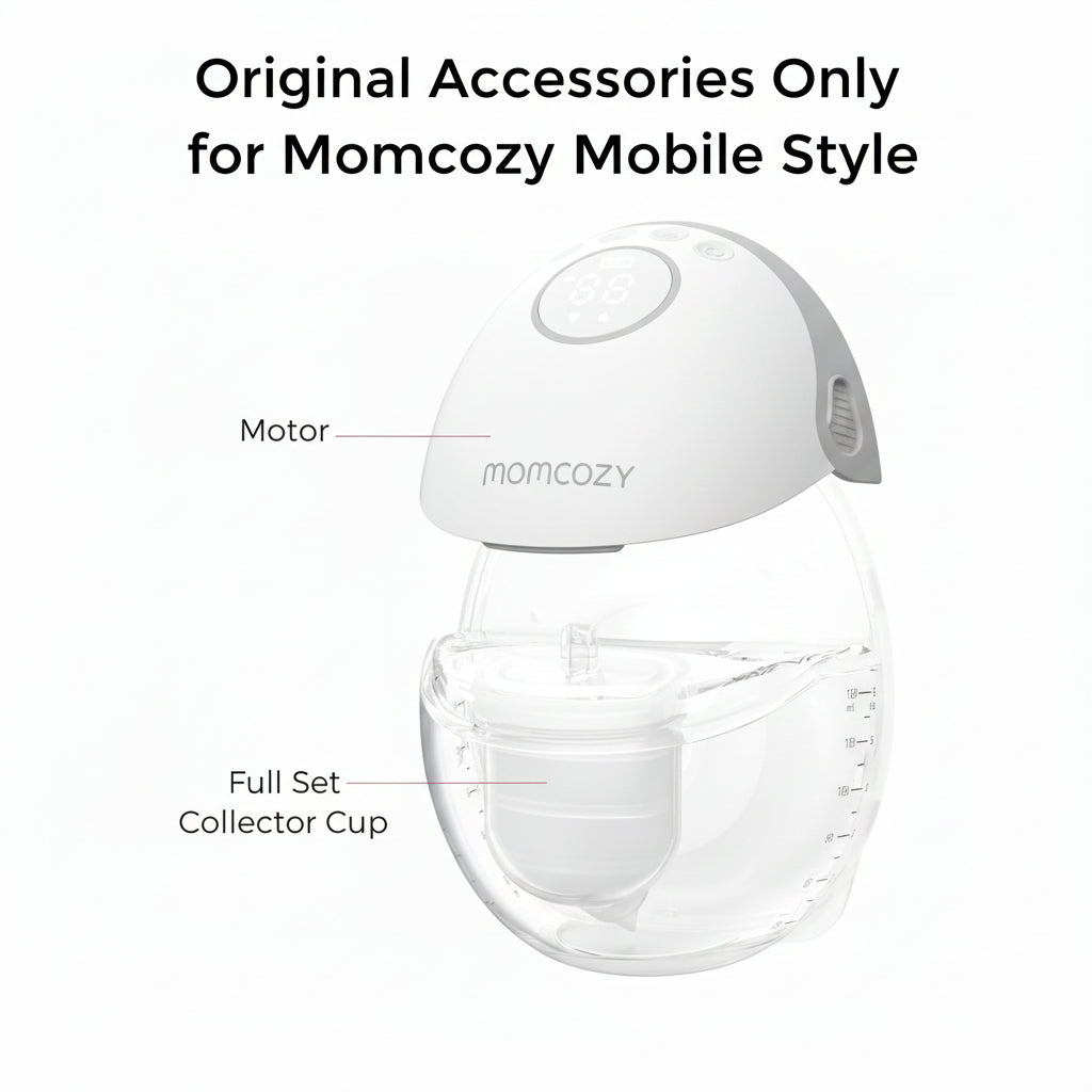 Momcozy M6 Milk Collector Cup Replacement Kit 24mm DoubleFit Flange in dubai
