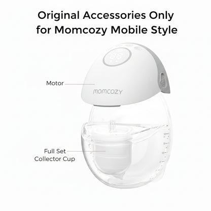 Momcozy M6 Milk Collector Cup Replacement Kit 24mm DoubleFit Flange in dubai