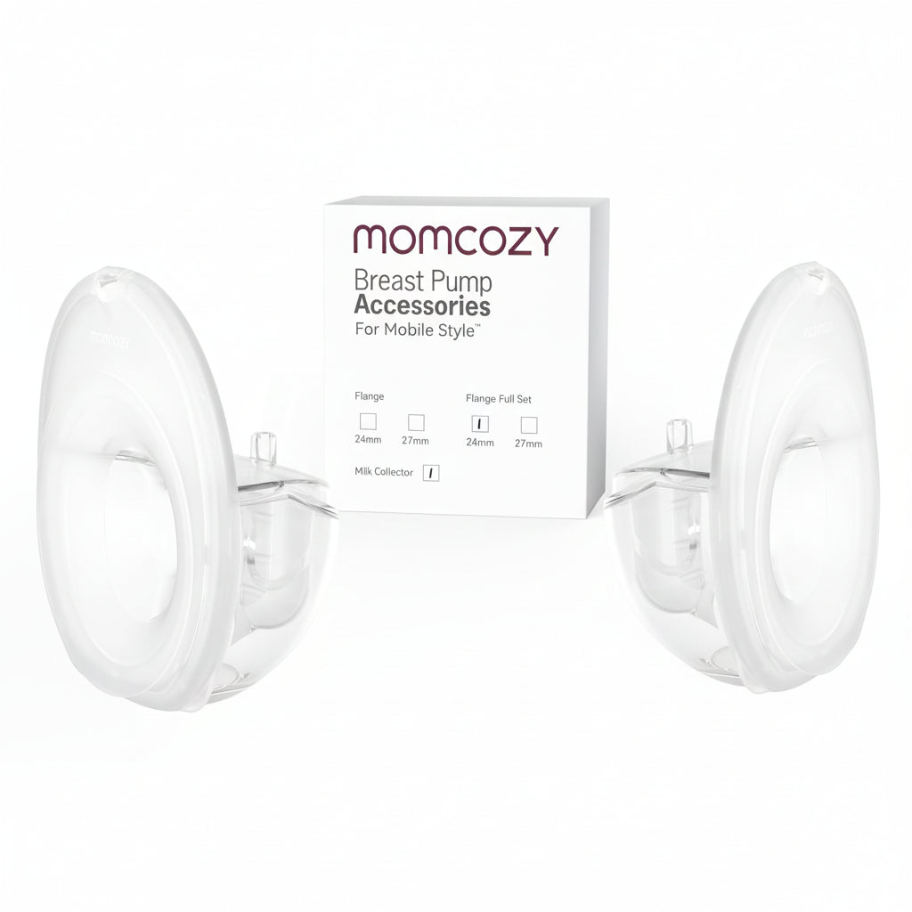 Momcozy M6 Milk Collector Cup Replacement Kit 24mm DoubleFit Flange