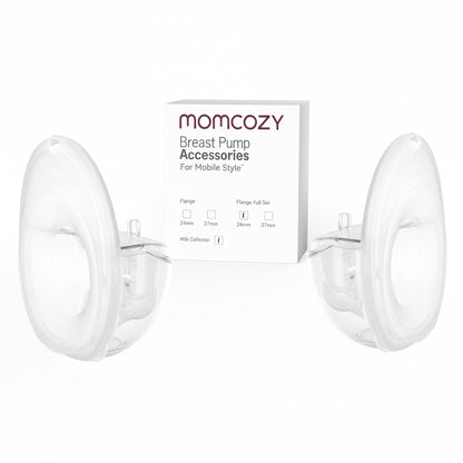 Momcozy M6 Milk Collector Cup Replacement Kit 24mm DoubleFit Flange