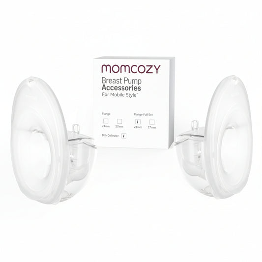 Momcozy M6 Milk Collector Cup Replacement Kit 24mm DoubleFit Flange