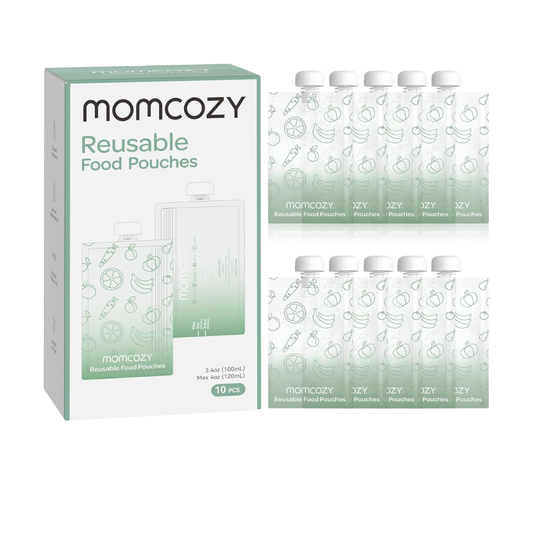 Momcozy Reusable Baby Food Pouches 10 Pack Dubai UAE