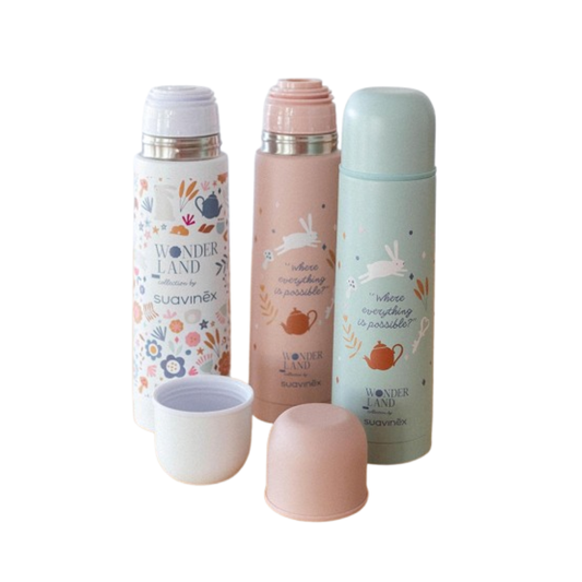 Suavinex 500ml Stainless Steel Thermos Flask for Newborns
