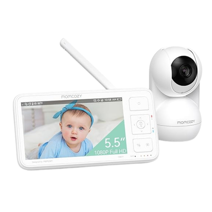 Momcozy BM03 Video Baby Monitor 5.5" 1080P Full HD WiFi-Free Monitor with Night Vision
