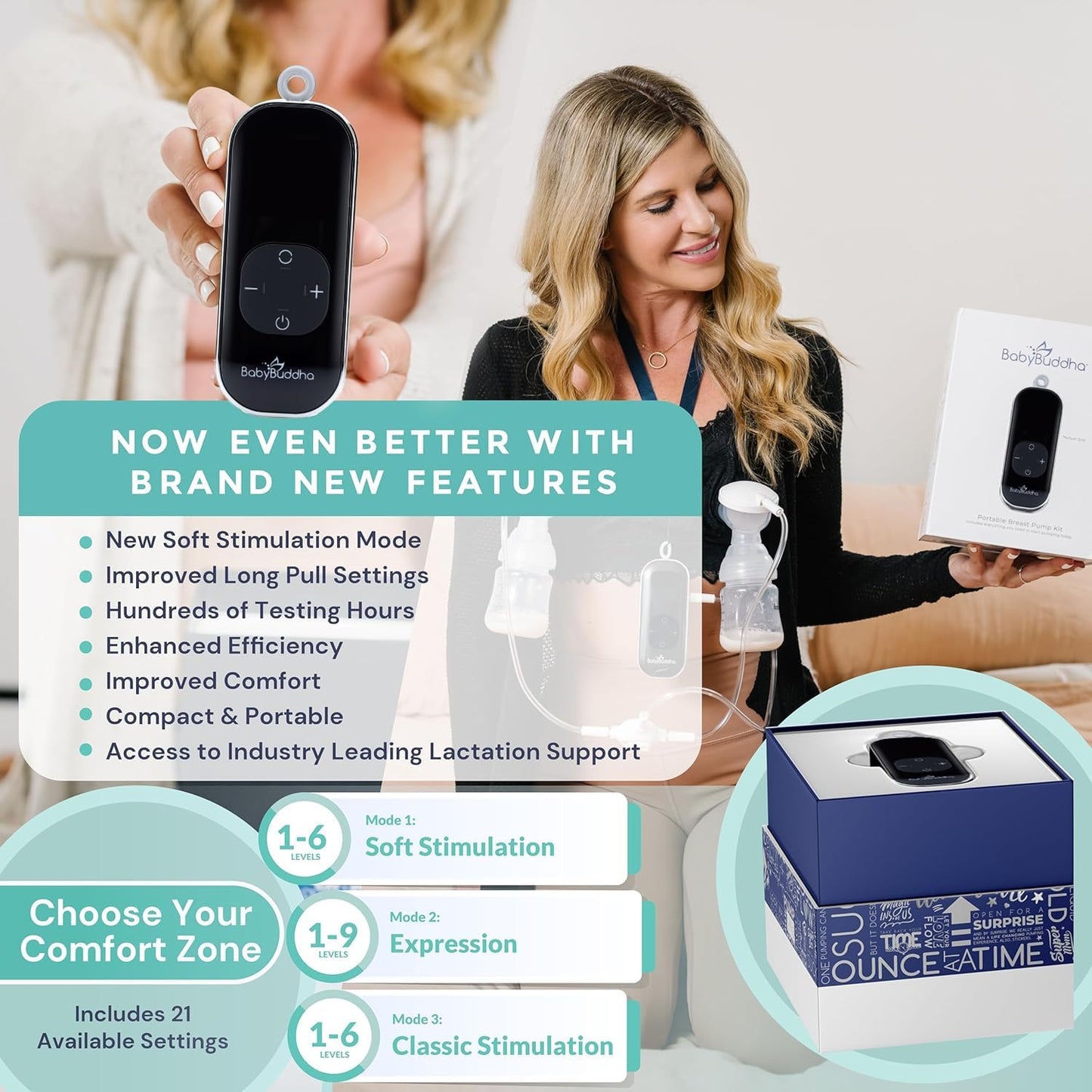 BabyBuddha 2.0 Double Portable breast pump