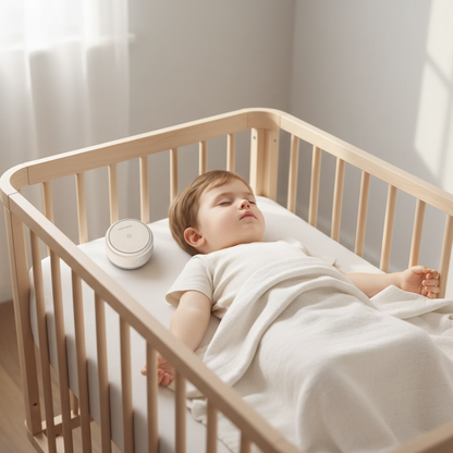 جهاز Momcozy المحمول لإصدار الضوضاء البيضاء مع ضوء ليلي