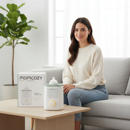 Momcozy Nutri 9-in-1 Baby Bottle Warmer with Night Light